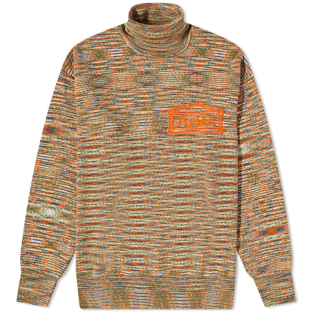 

Джемпер Aries Temple Space Dye Turtleneck Knit, Коричневый