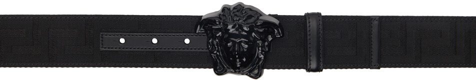 

Черный пояс Greca Medusa Versace