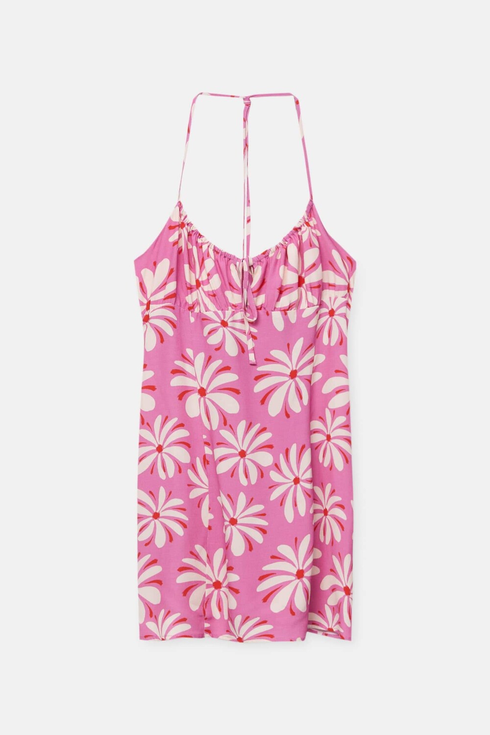 

Платье Pull&Bear Short Floral, розовый
