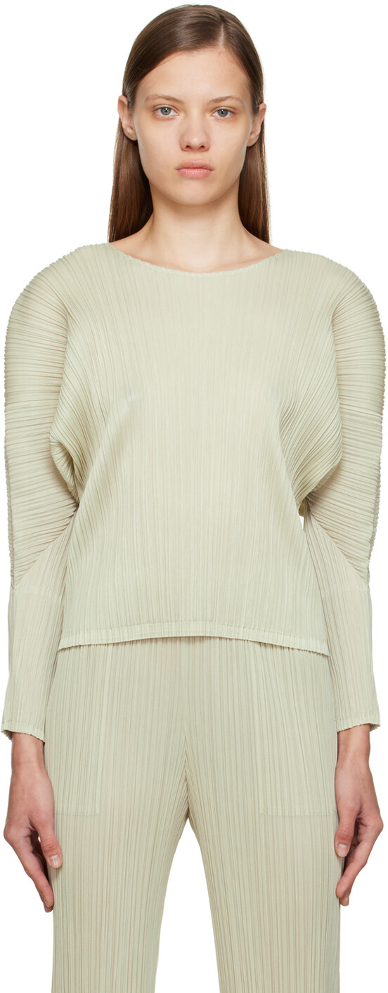 

Серый свитер Monthly Colors October Pleats Please Issey Miyake