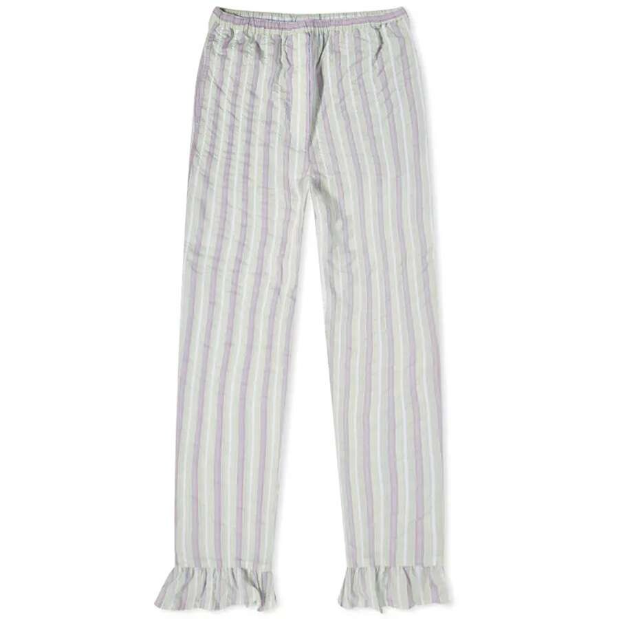 

Брюки GANNI Elasticated Mid Waist, бледно-лиловый, Розовый