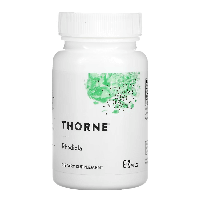 Родиола Thorne Research 100 мг, 60 капсул берберин berbercap thorne research 200 мг 60 капсул