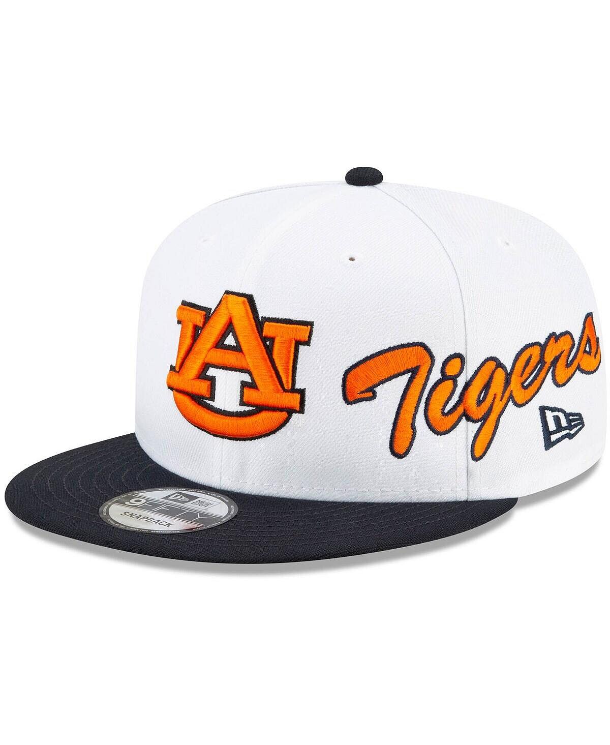 

Мужская бело-темно-каштановая двухцветная кепка Snapback с надписью Tigers 9FIFTY New Era