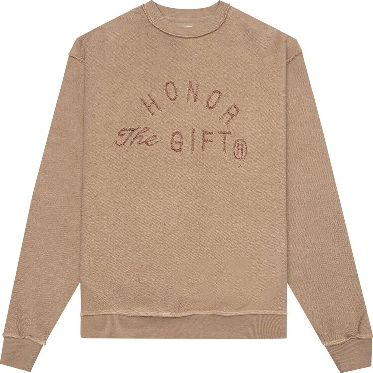 

Толстовка Honor The Gift HTG Weathered Crewneck 'Coyote', коричневый
