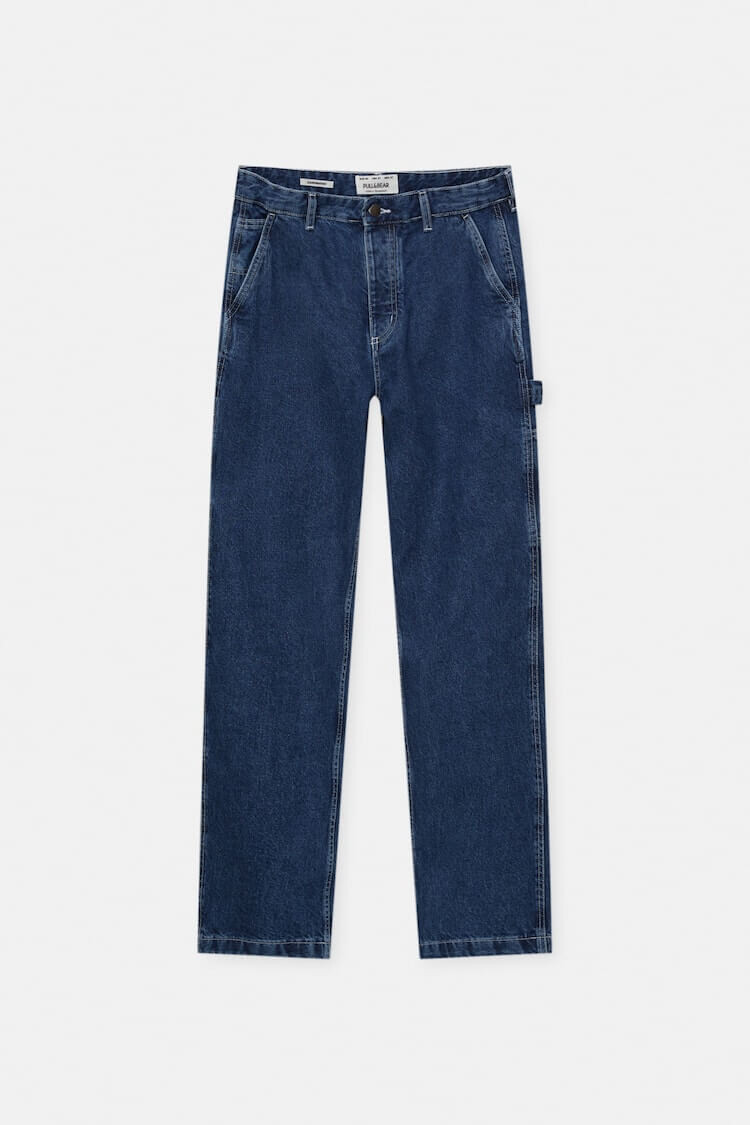 

Джинсы Pull&Bear Basic Carpenter, синий