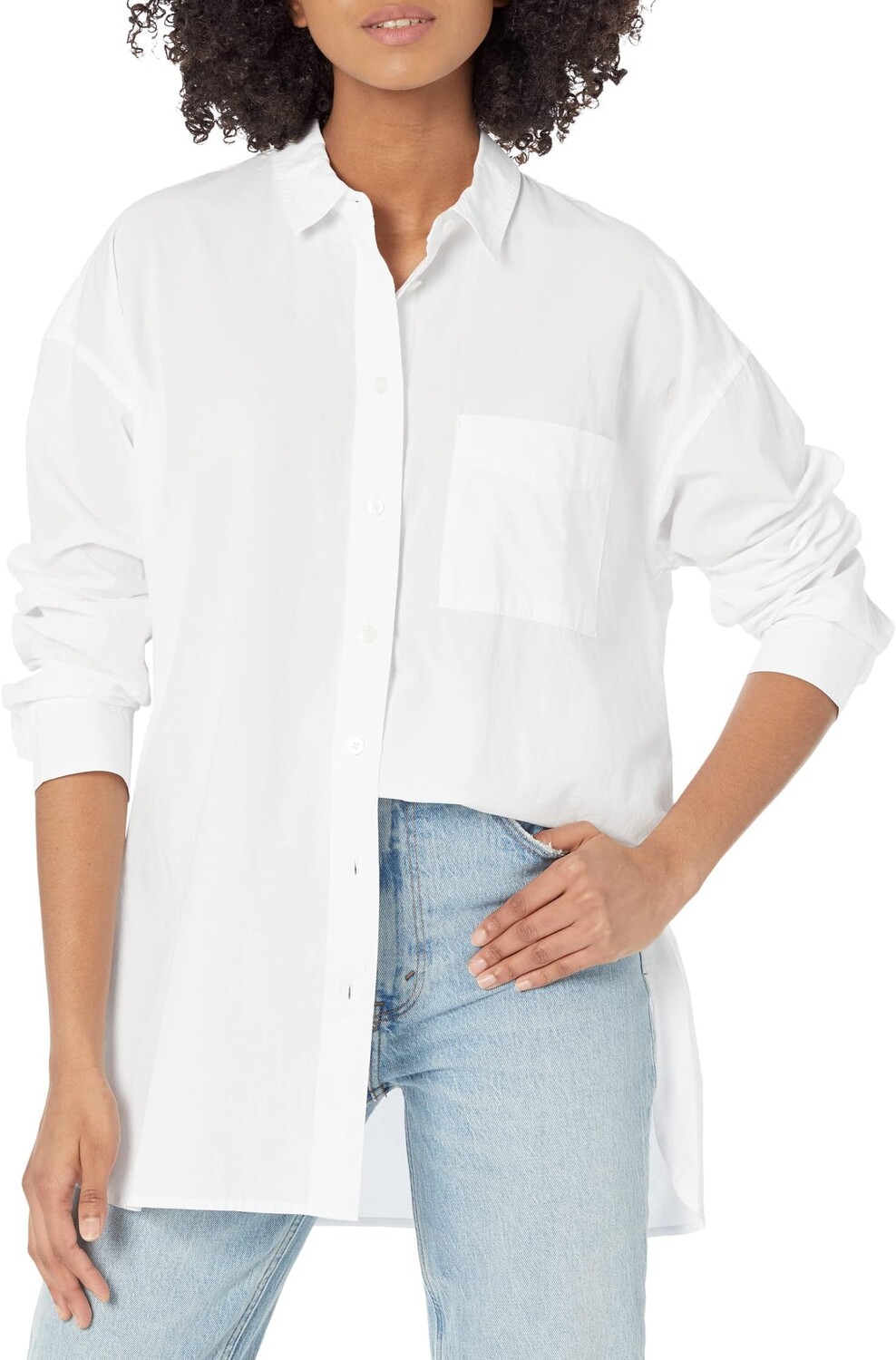 

Рубашка оверсайз из поплина The Signature Madewell, цвет Eyelet White