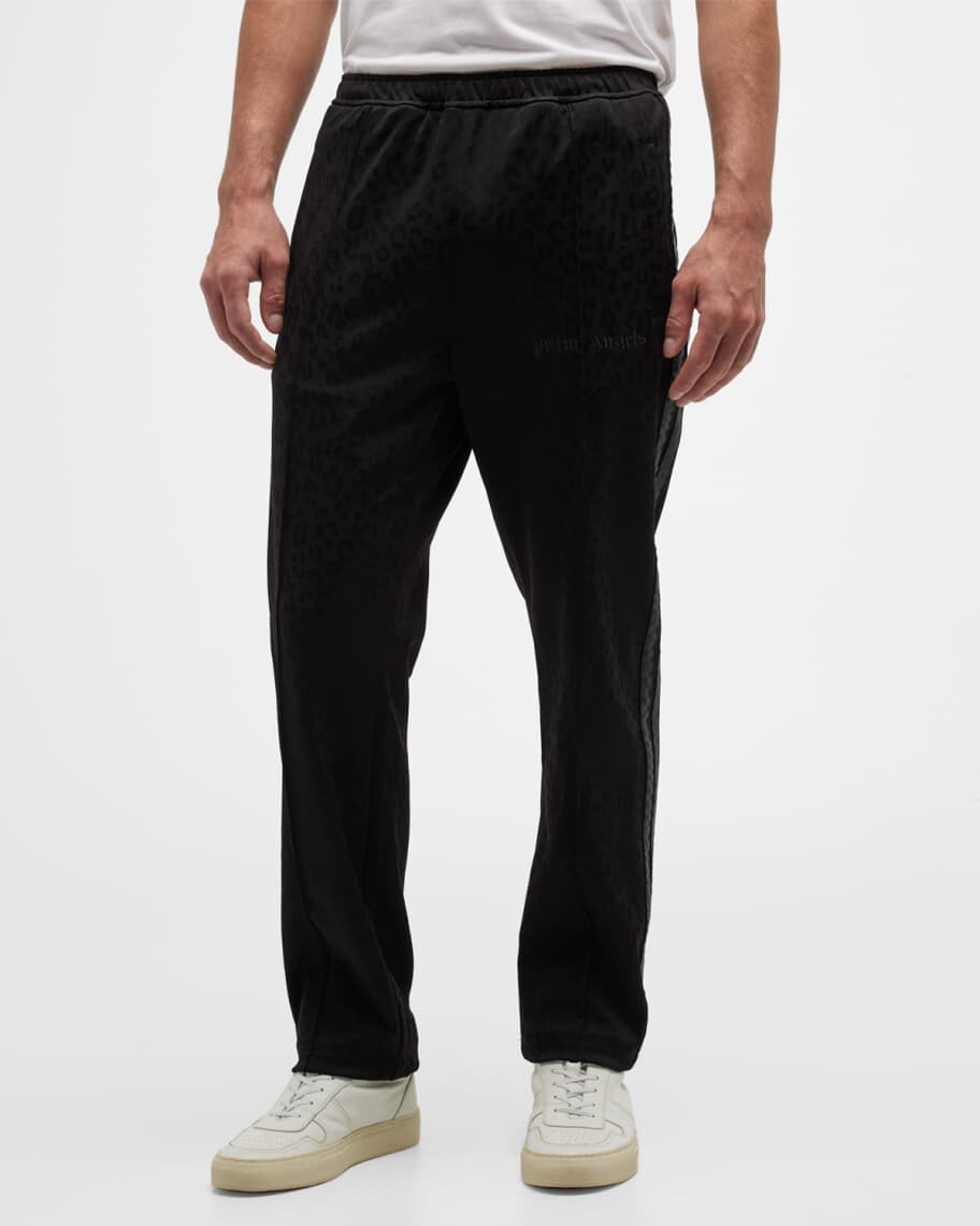 

Мужские спортивные брюки Tuxedo с леопардовым принтом Palm Angels