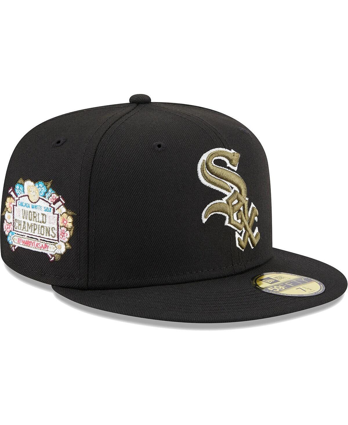 

Мужская черная кепка Chicago White Sox 2005 World Series Anniversary Spring Training Botanical 59FIFTY New Era