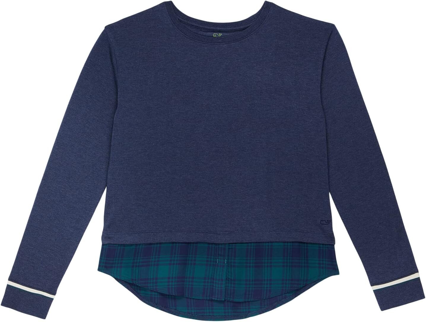

Толстовка Vineyard Vines Dreamcloth Mixed Media Top, цвет Deep Bay Heather