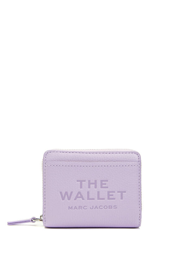 

Женский кожаный кошелек с логотипом Marc Jacobs, сиреневый