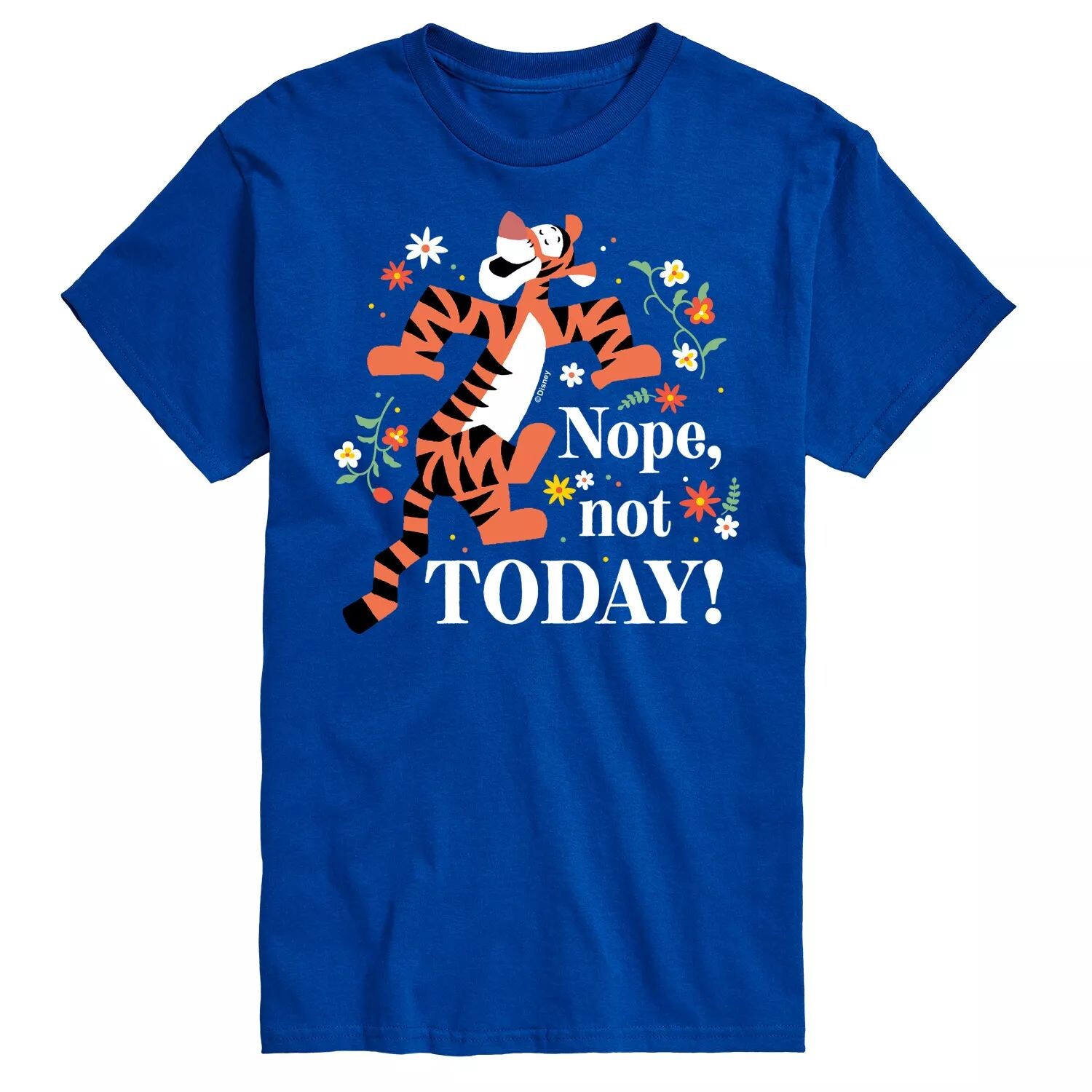 

Футболка Disney's Winnie the Pooh Big & Tall Nope Not Today с рисунком Licensed Character, синий