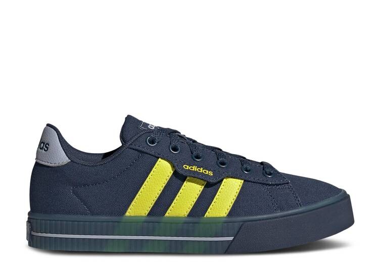 

Кроссовки Adidas DAILY 3.0 J 'CREW NAVY ACID YELLOW', нави