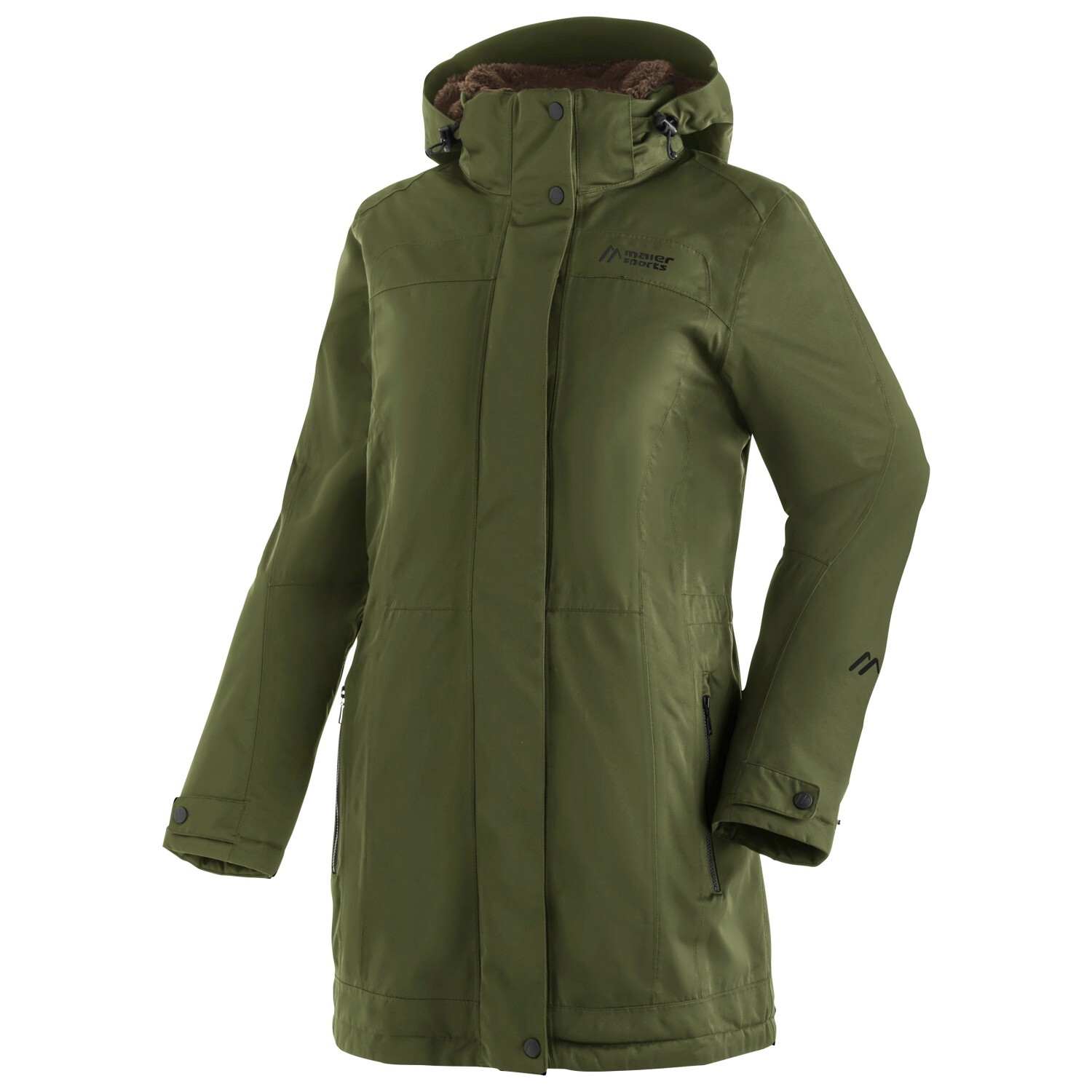 Пальто Maier Sports Women's Lisa 2 1, цвет Military Green lisa smith золотистые серьги с чароитом и античным женским ликом