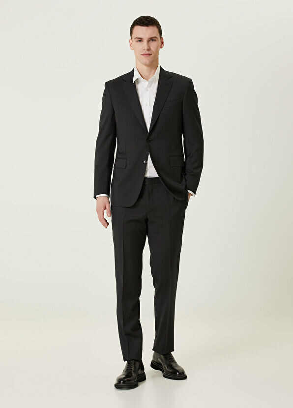 

Шерстяной костюм Canali, черный