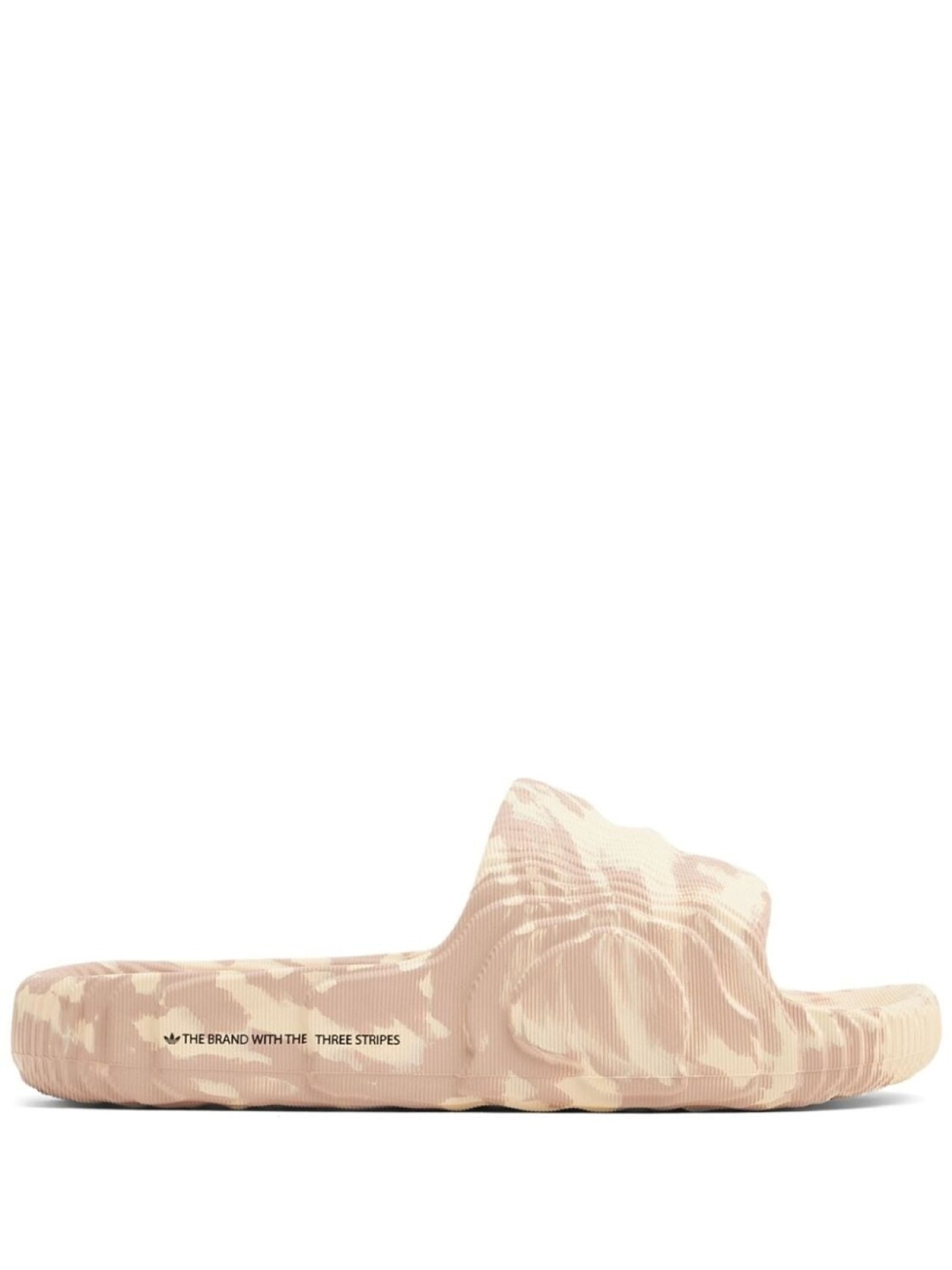 

adidas фактурные шлепанцы Adilette, нейтральный цвет