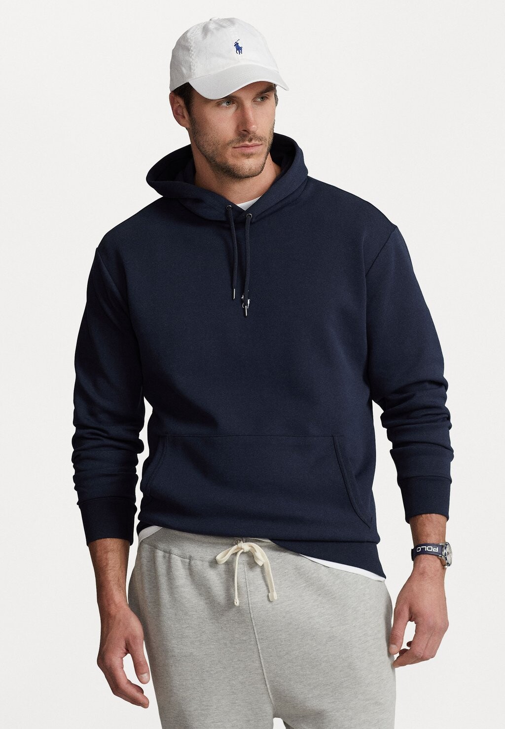 

Толстовка ДЛИННЫЙ РУКАВ Polo Ralph Lauren Big & Tall, авиатор темно-синий