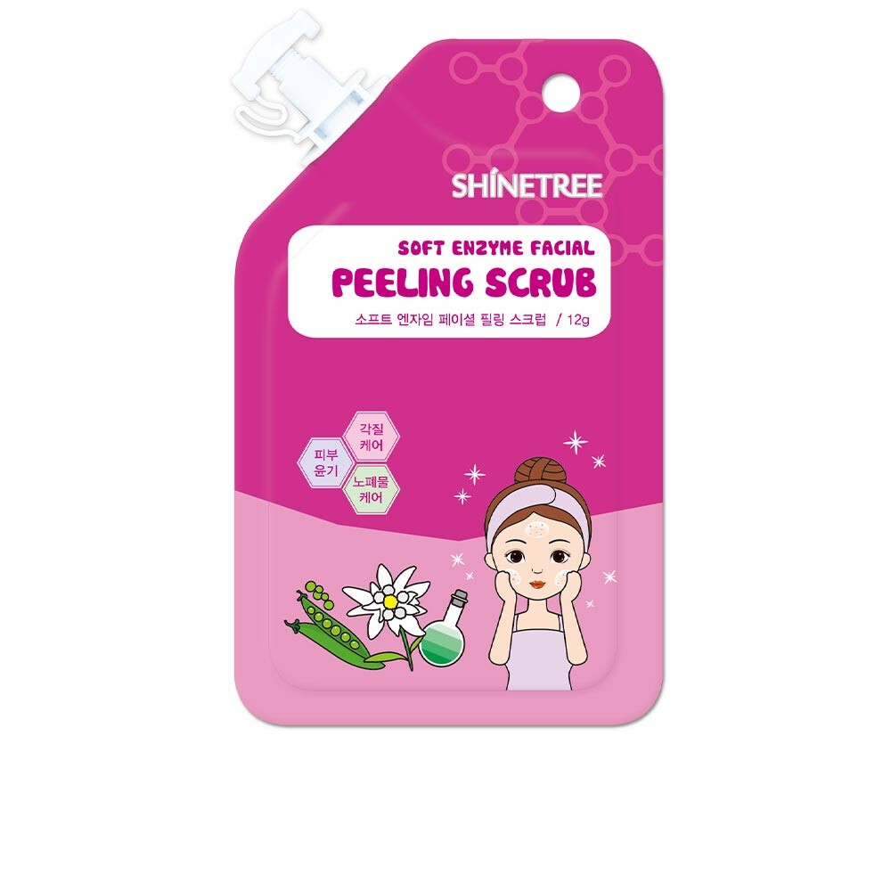

Маска для лица Soft enzyme facial peeling scrub Shinetree, 12 г
