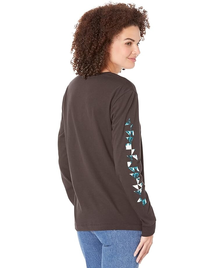 

Футболка Vans Toodlez Long Sleeve Boyfriend Tee, черный