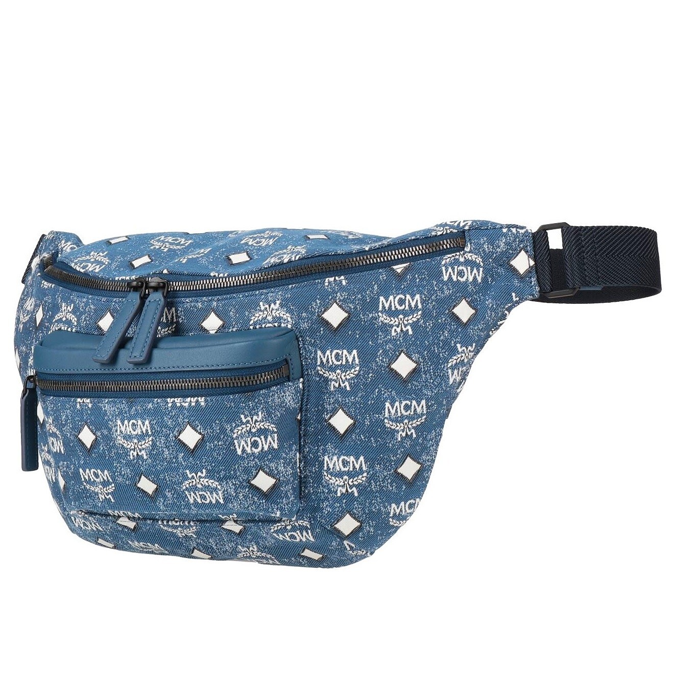 

Поясная сумка Mcm, синий