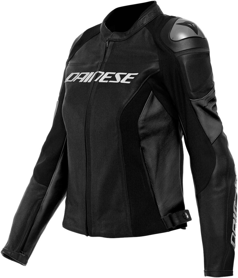 

Dainese Racing 4 Перфорированная женская кожаная куртка для мотоциклов, черный