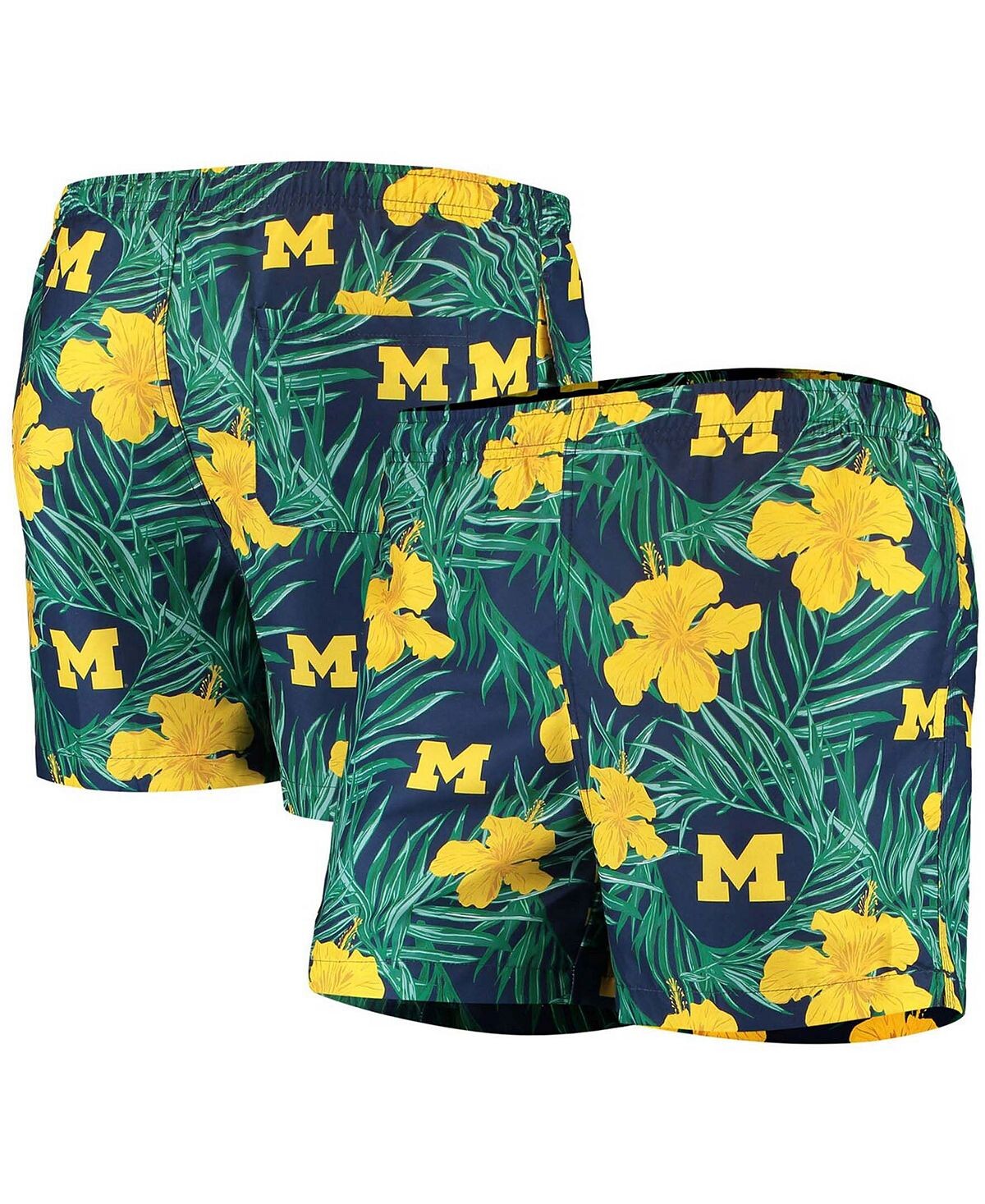

Мужские плавки michigan wolverines темно-синего цвета FOCO, синий