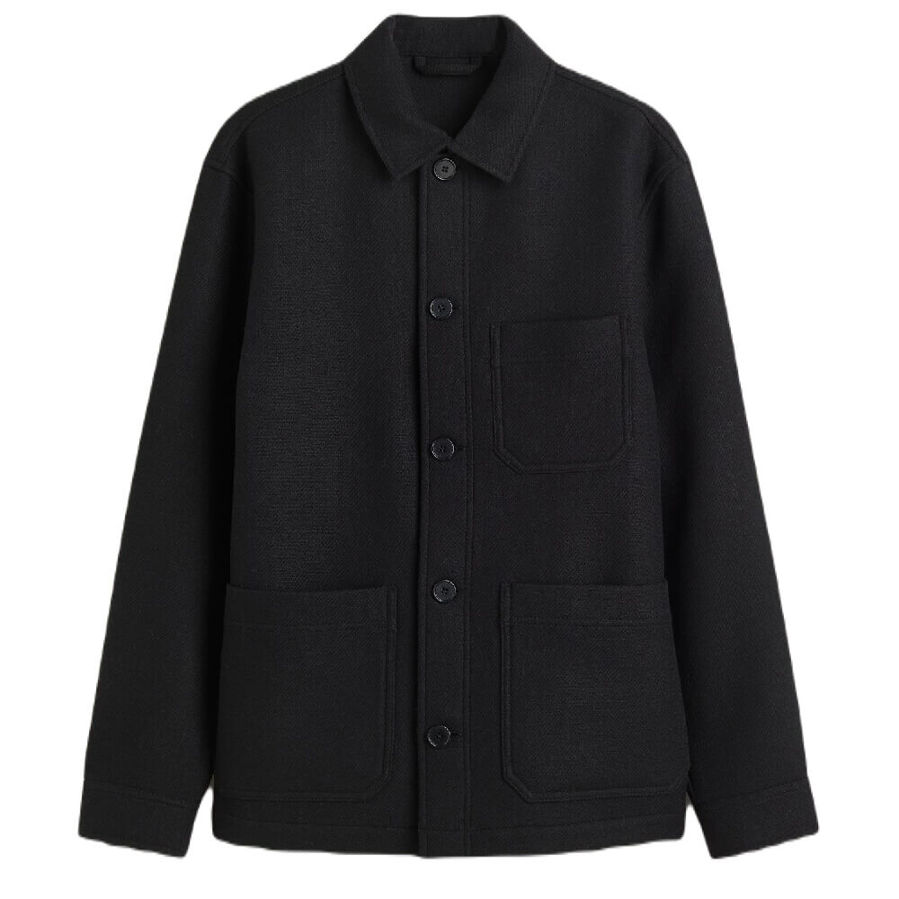 

Рубашка H&M Wool-blend, черный