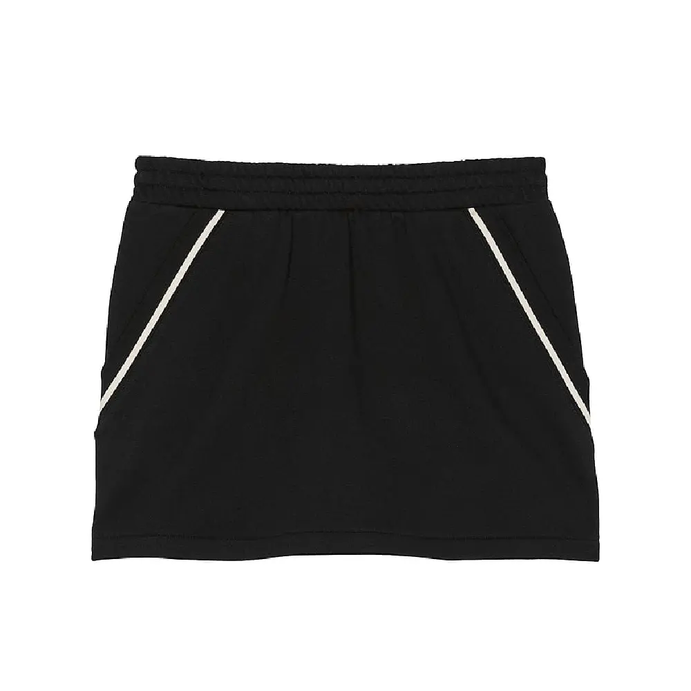 

Юбка-шорты Victoria's Secret Pink Ivy Fleece Mini, черный