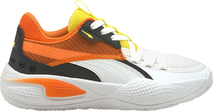 

Кроссовки Puma Court Rider Court Crush Jr White Carrot, белый