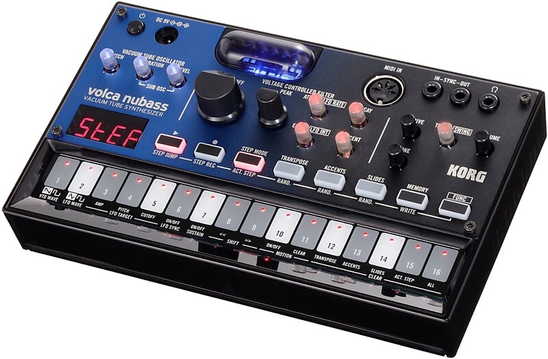 

Korg Volca NuBass Ламповый бас-синтезатор Volca NuBass Vacuum Tube Bass Synth
