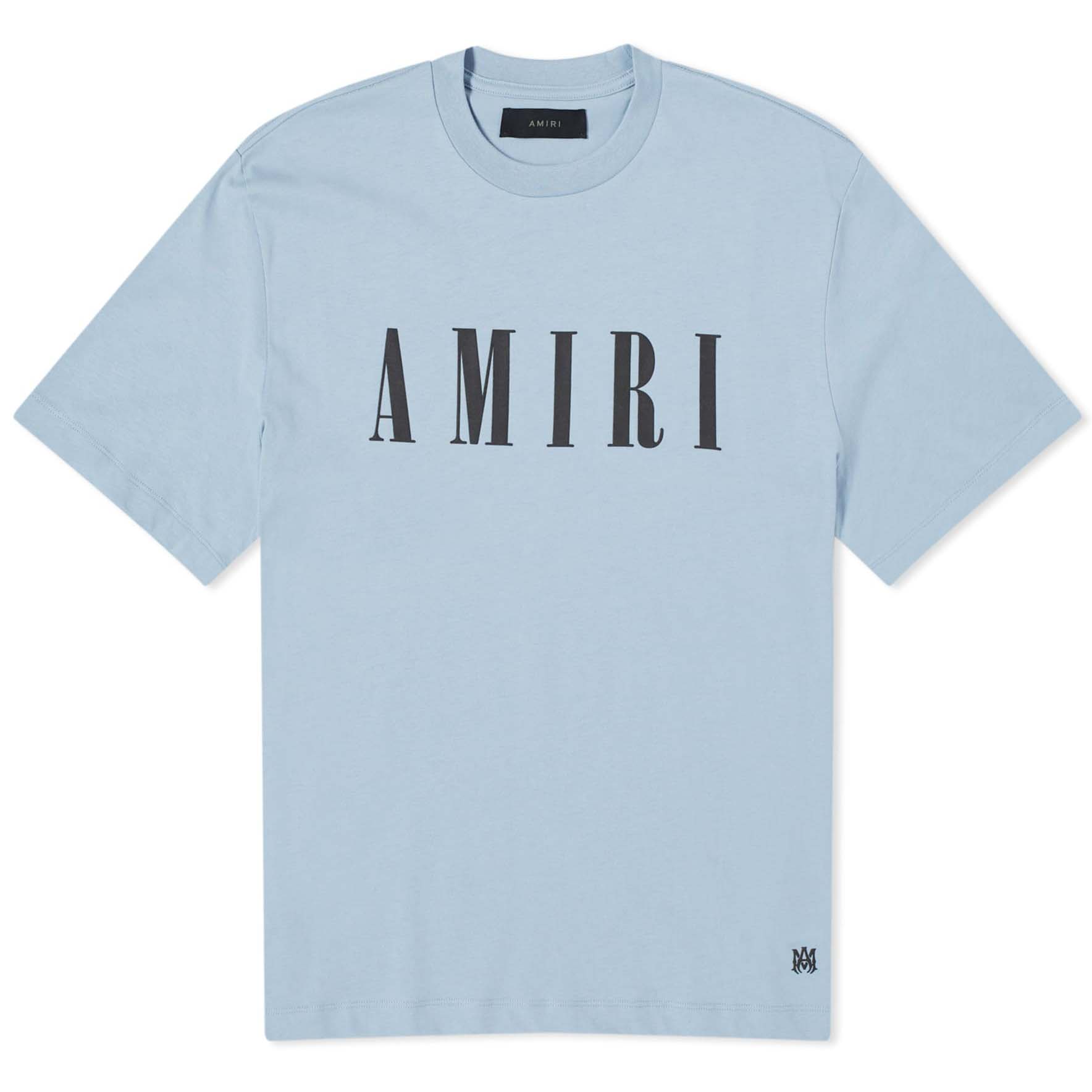 Футболка Amiri Core Logo, голубой футболка amiri core logo slim fit brown коричневый