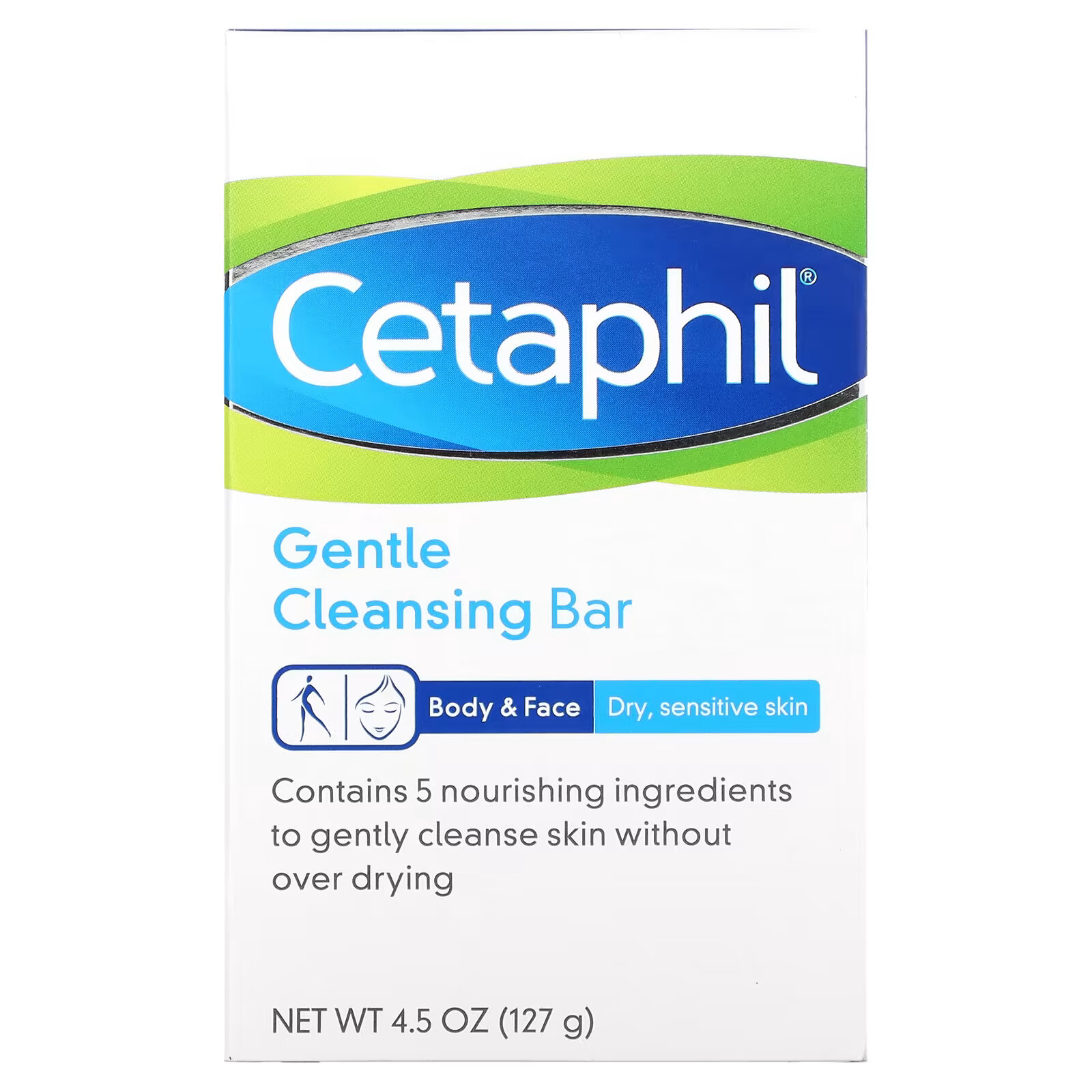 Мягкое очищающее мыло Cetaphil, 127 г дерматологический хлеб 127 гр cetaphil