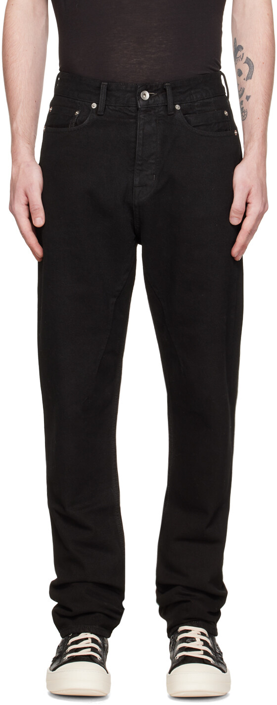 

Черные зауженные джинсы Rick Owens Drkshdw