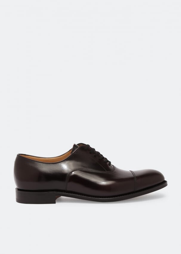 

Оксфорды CHURCH'S Dubai leather oxford shoes, бордовый