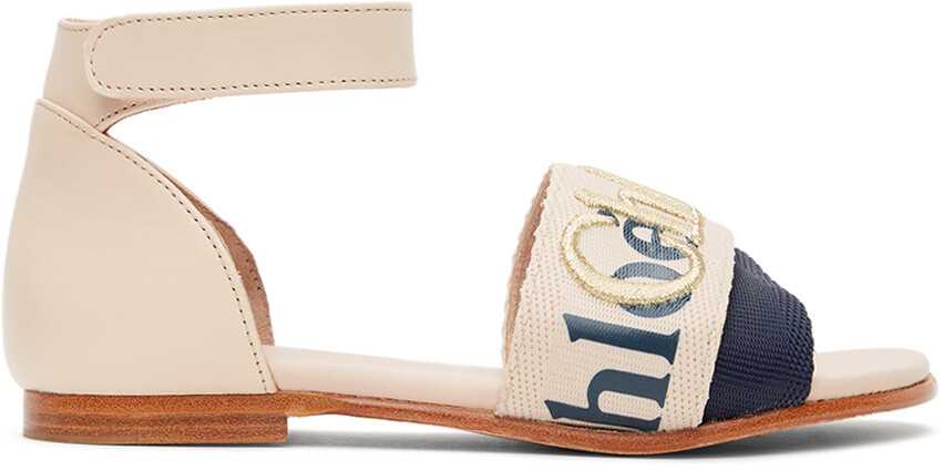 

Детские розовые сандалии Woody Chloé