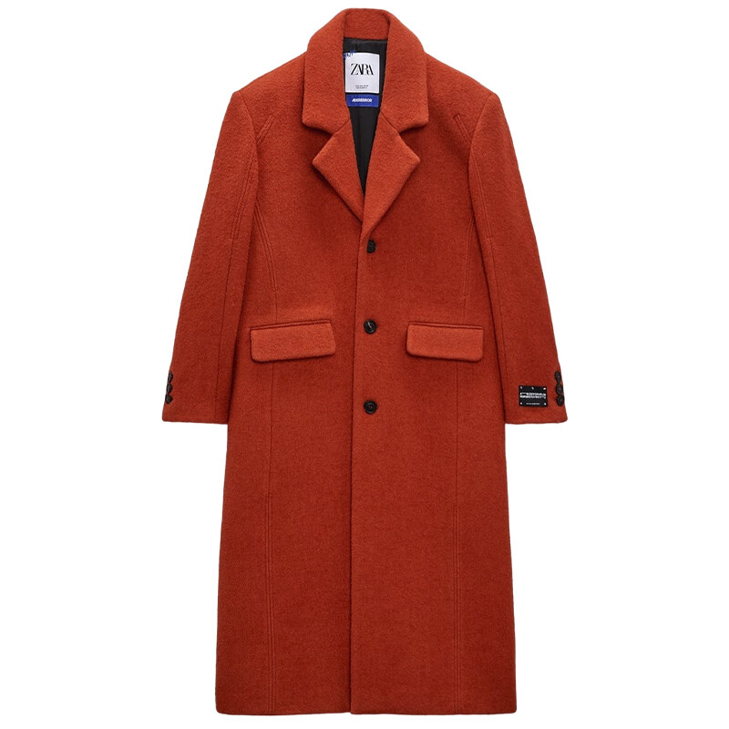 

Пальто Zara Adererror Oversize Wool Blend, оранжевый