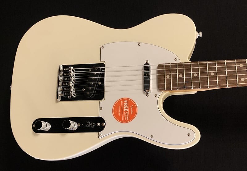 

Телекастер Affinity Series - олимпийский белый с индийским лавром Squier Affinity Series Telecaster - w/Indian Laurel