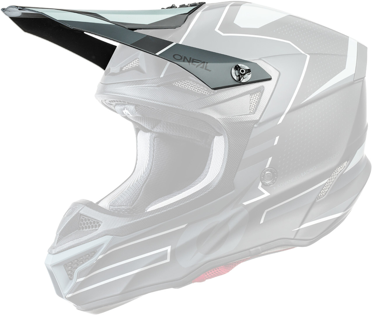 цена Козырек шлема Oneal 5Series Polyacrylite Sleek, черный