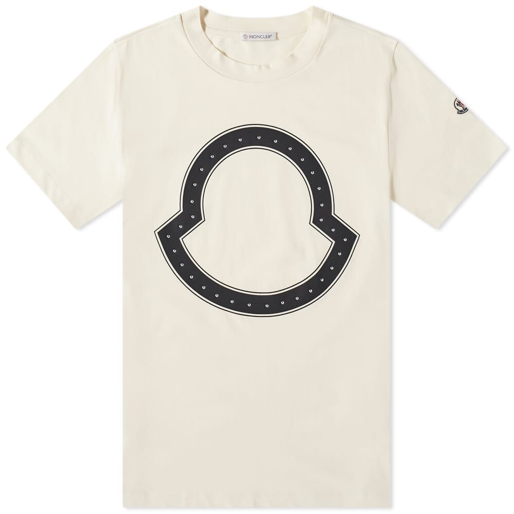 

Футболка Moncler Embellished Macro Logo Tee