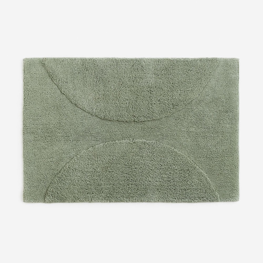 

Коврик для ванной H&M Home Tufted, светло-зеленый