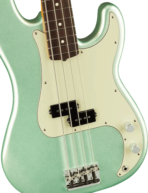 

Fender American Professional II Precision Bass, накладка на гриф из палисандра, цвет Mystic Surf Green 0193930718