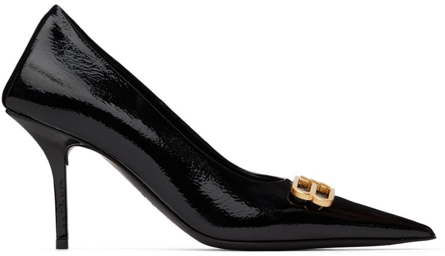 

Черный квадратный нож BB 80 Heels Balenciaga