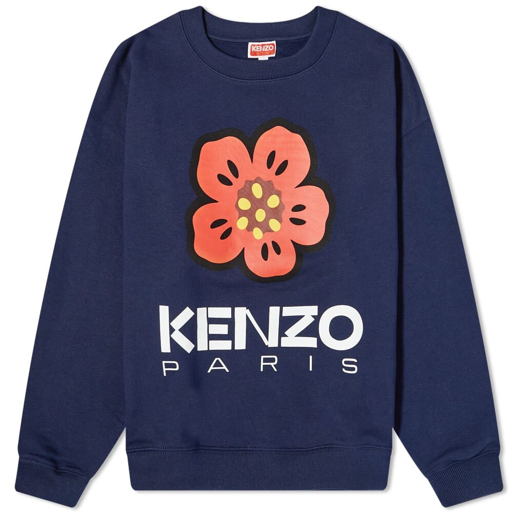 

Толстовка Kenzo Paris Logo Regular Sweatshirt, Синий