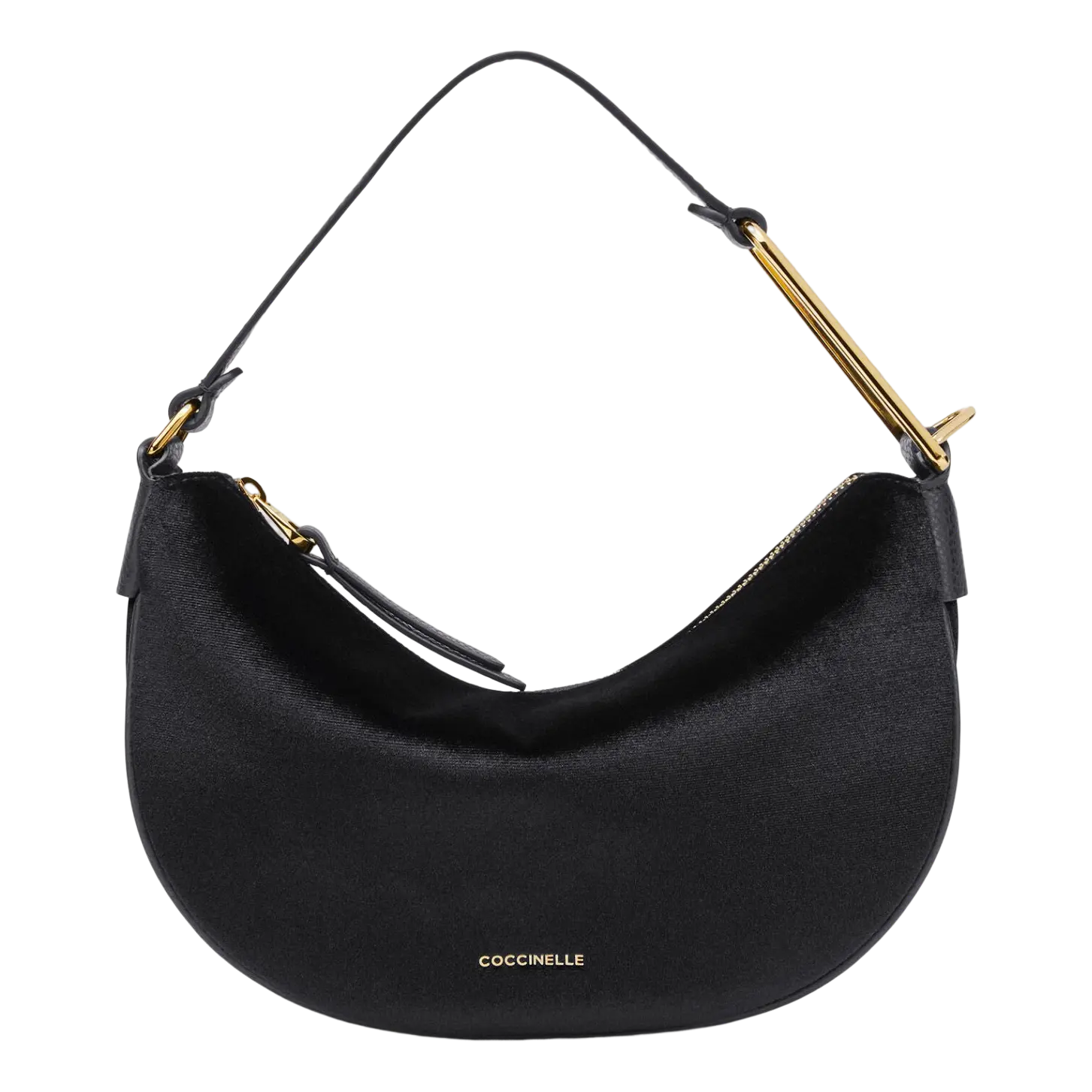 

Сумка хобо Coccinelle Priscilla Velvet Small, черный
