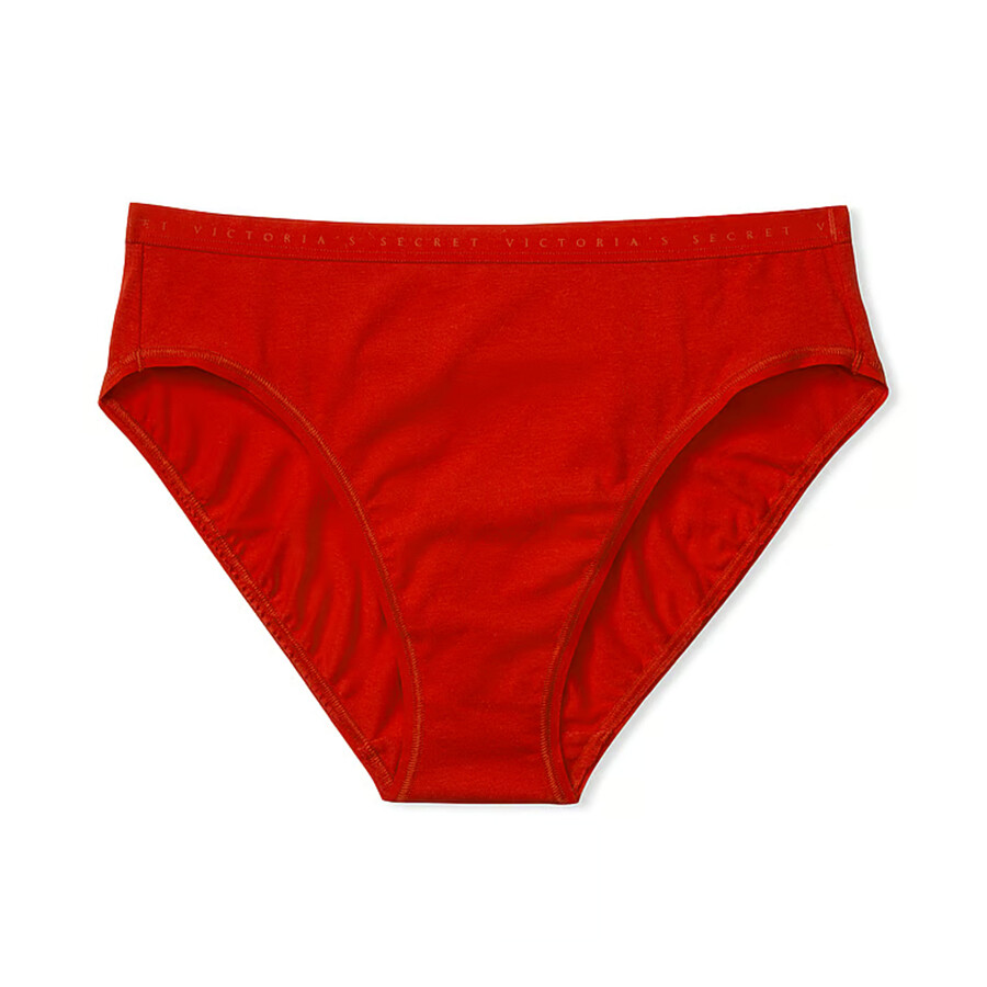 

Трусы Victoria's Secret Stretch Cotton High-Leg Brief Classic, красный