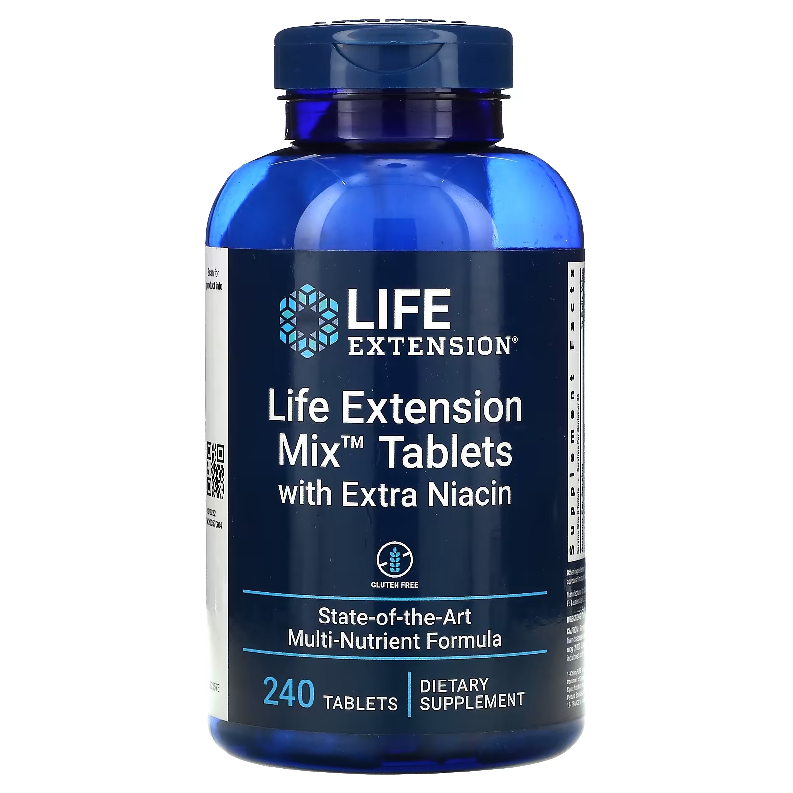 life extension таблетки life extension mix с дополнительным ниацином 240 таблеток Таблетки с Дополнительным Ниацином Life Extension Mix, 240 таблеток