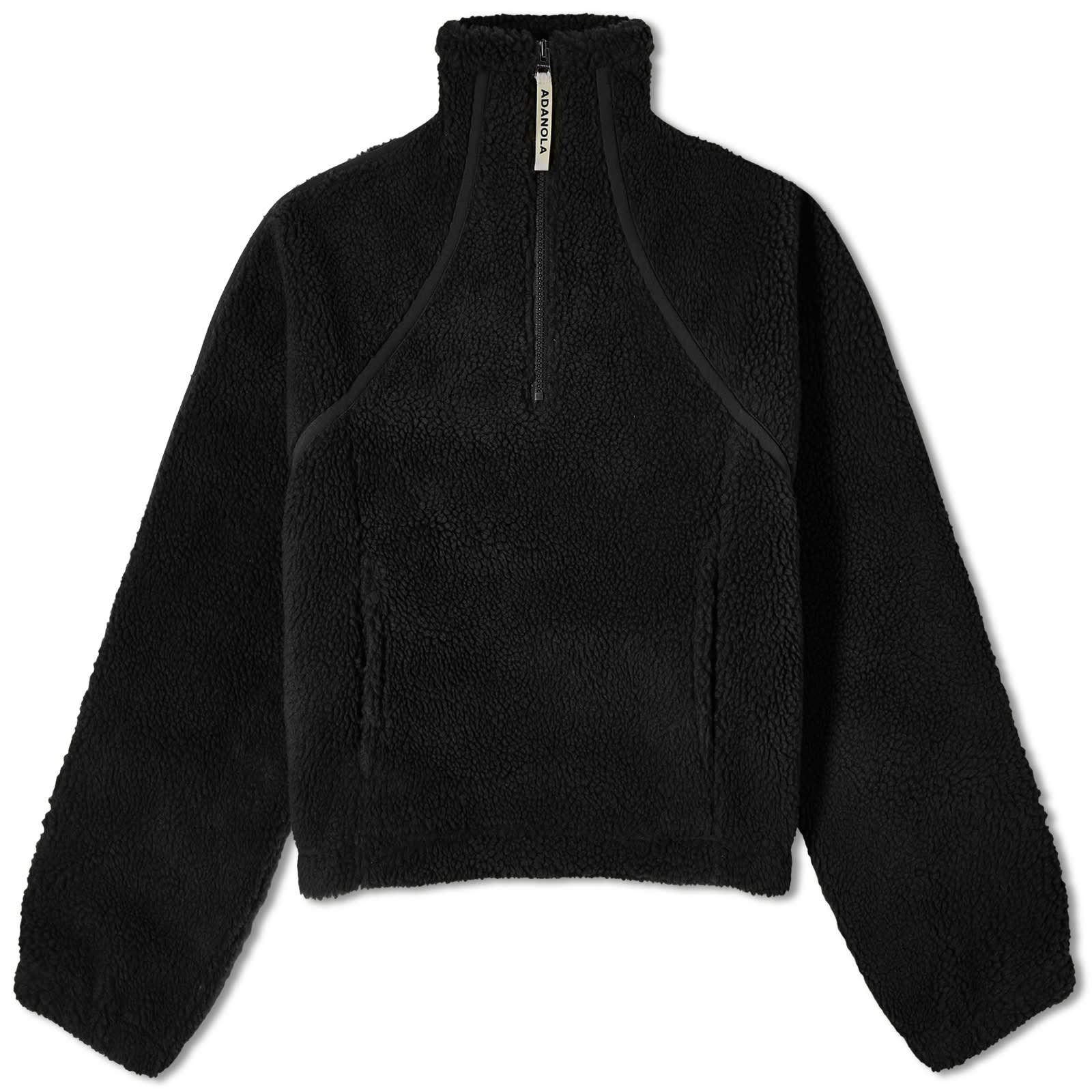 Свитшот Adanola Quarter Zip Fleece, черный