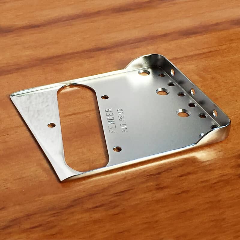 

Fender Vintage Telecaster Bridge Plate с двойными длинными зубчатыми фланцами