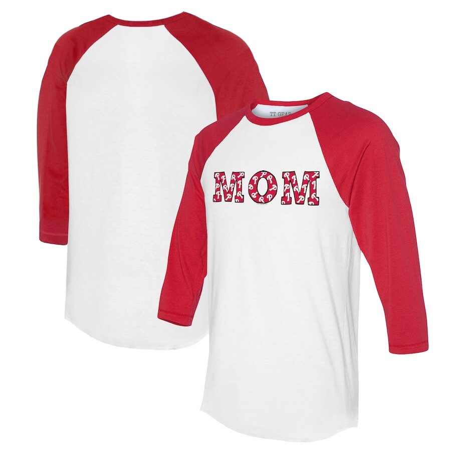 

Футболка с длинным рукавом Tiny Turnip Philadelphia Phillies, белый