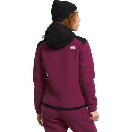 

Куртка Alpine Polartec 200 с капюшоном на молнии во всю длину женская The North Face, цвет Boysenberry/TNF Black