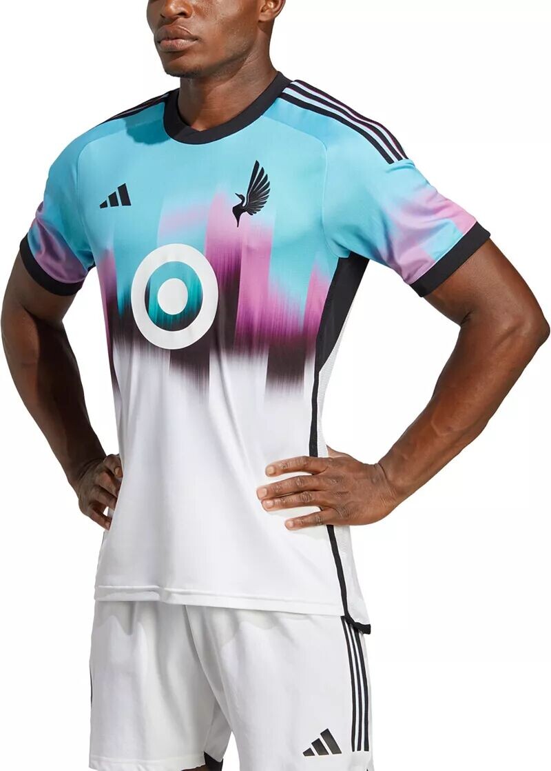

Adidas Minnesota United FC 2023 Вторичная аутентичная майка "The Northern Lights"